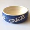 A192 Pet rat bowl RATTIES (UK postage free)