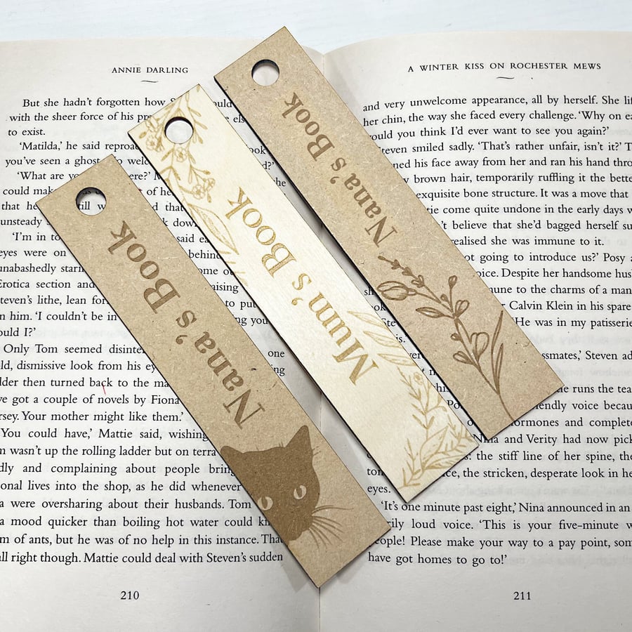 Bookmark - PERSONALIZED Eye Anatomy - Birch wood Bookmark - PERSONALIZED Eye Anatomy - Birch wood