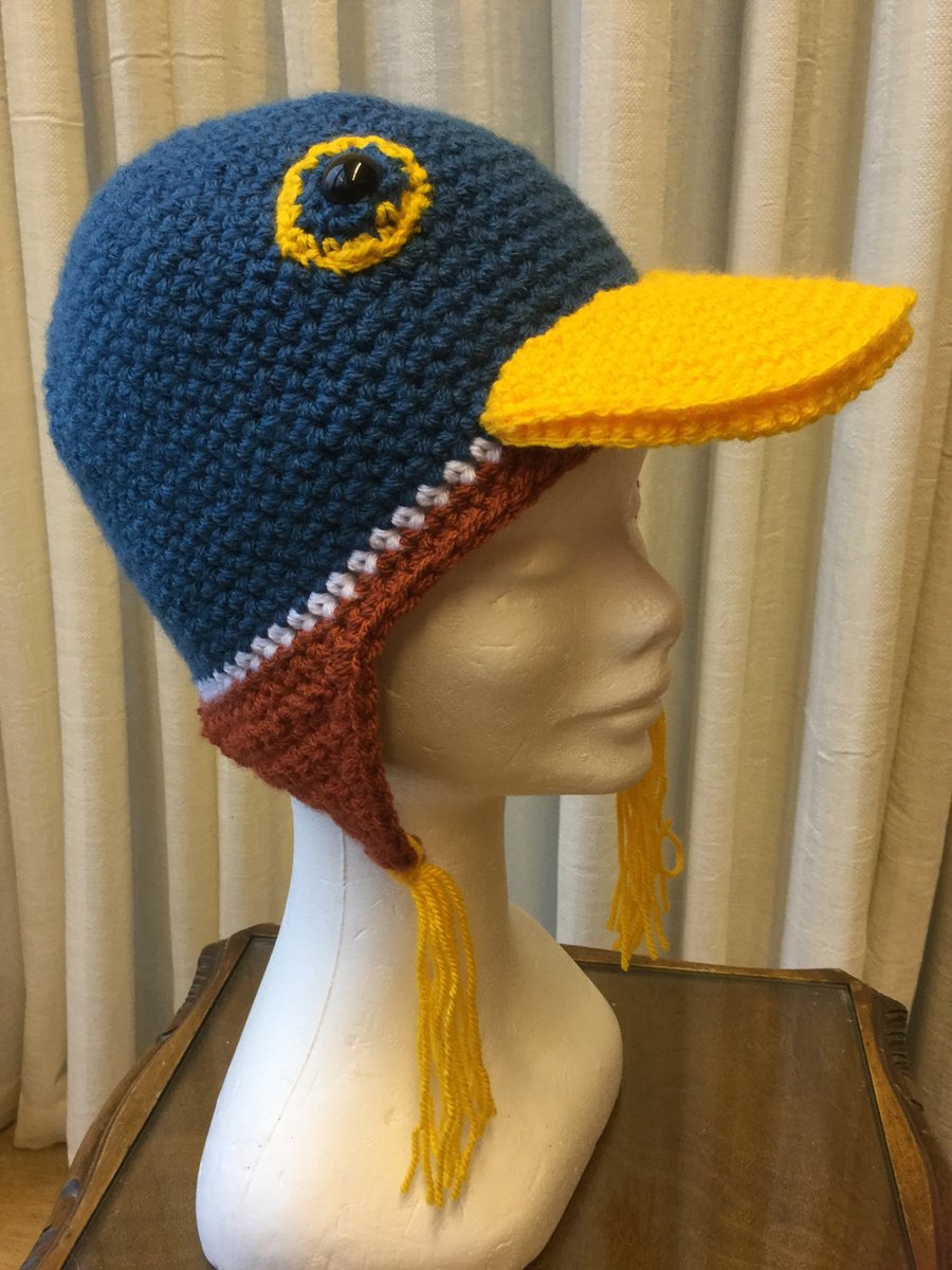 Duck (mallard) hat - Folksy
