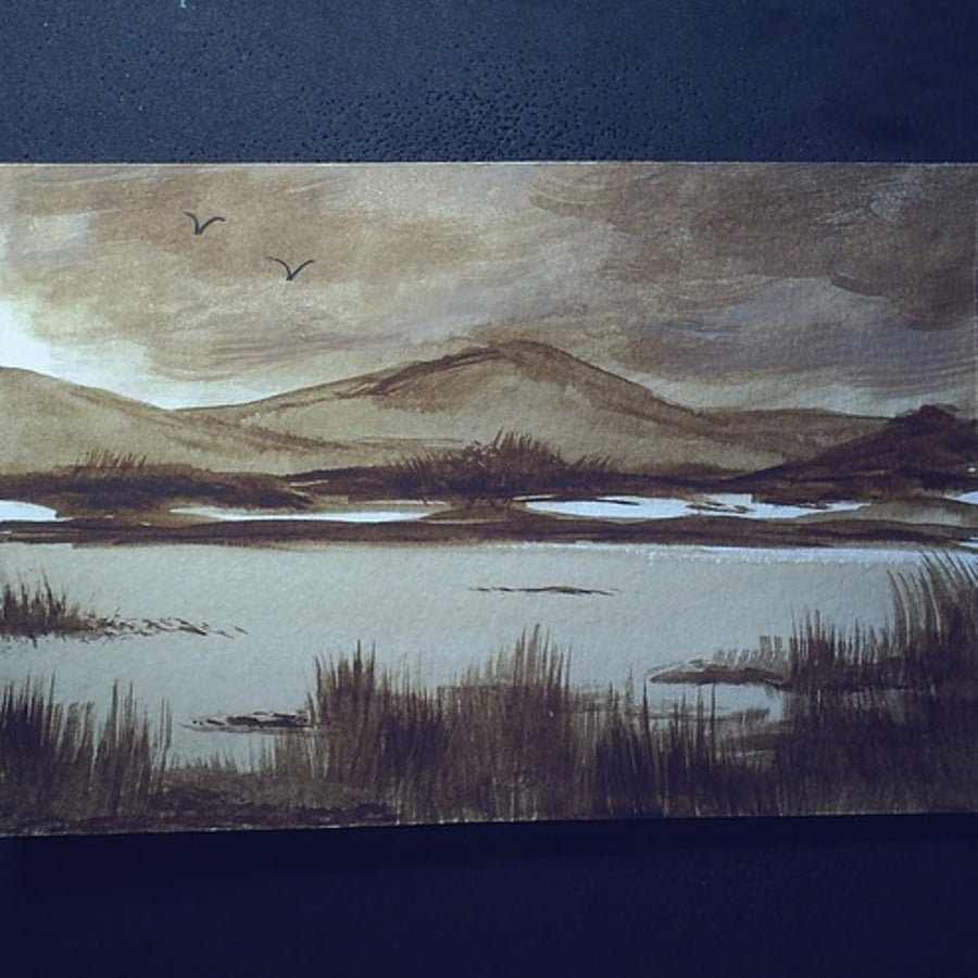 4x6 watercolour painting