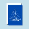 Sailing Yacht Greeting Card