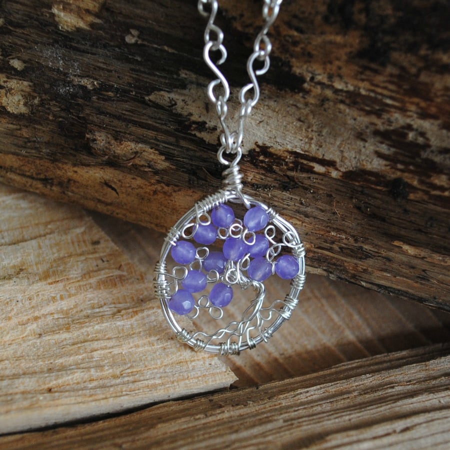 Tree of Life Pendant with Amethyst, jewellery, necklace