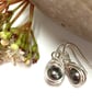 Sterling Silver Grey Swarovski Pearl Earrings - Image 3
