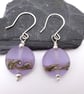 lilac sands wrapped earrings - Image 3
