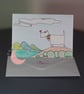 White Scottie Dog Card - Image 1