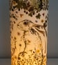 Wild flower Hare- Handmade Tall Night Light - Image 4