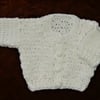 RESERVED for JAN................., new baby cardigan ( ref  F654)