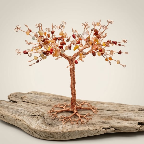 Wire Autumn Tree Sculpture