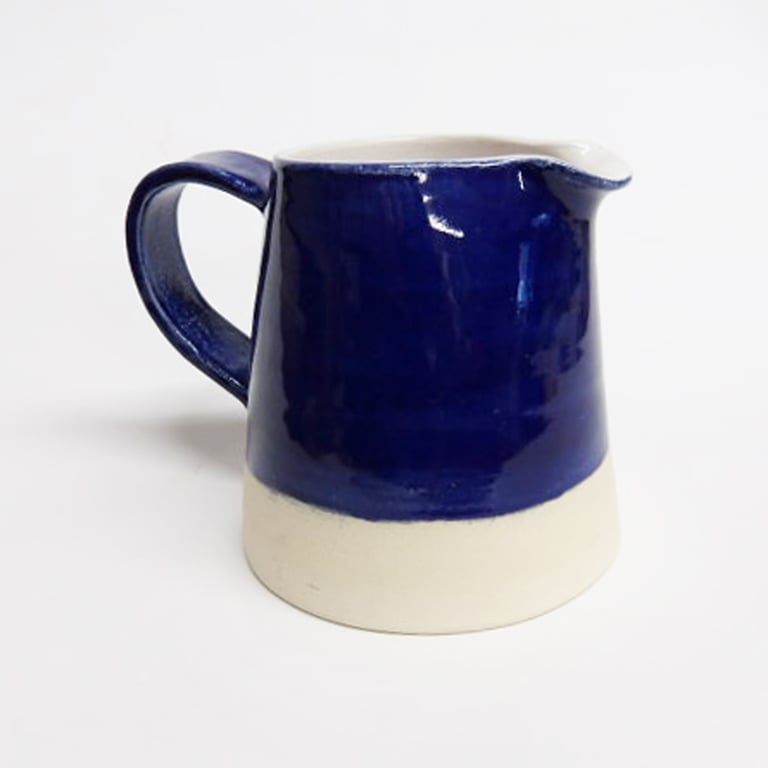 Midnight Blue classic durable Stoneware Ceramic Jug Pitcher