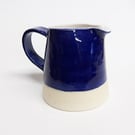 Midnight Blue classic durable Stoneware Ceramic Jug Pitcher