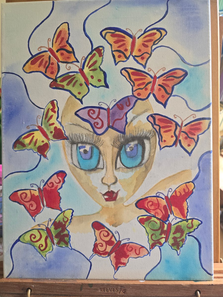 Fairy Acrylic Painting