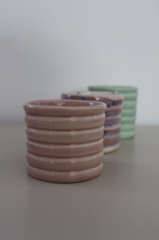 Handmade bubble tumbler 