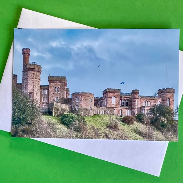 Inverness Castle Scotland - Photographic Print Greetings Card