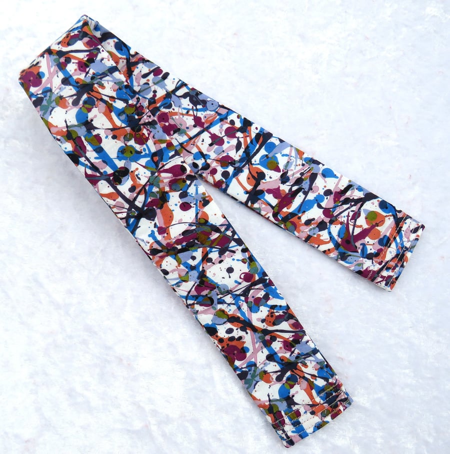 Padded camera strap cover, Liberty print, slip over design
