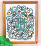 Chin Up! A3 Typographical Poster from the Good Vibes Collection - Image 1