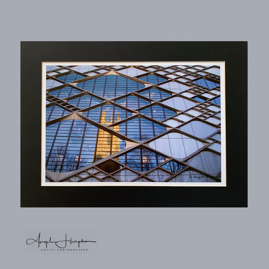 A3 Fine Art Colour Photograph - Diamond Building Sheffield University