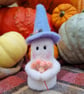 Wooly Needlefelted Witchy Ghost - Glinda - Image 1