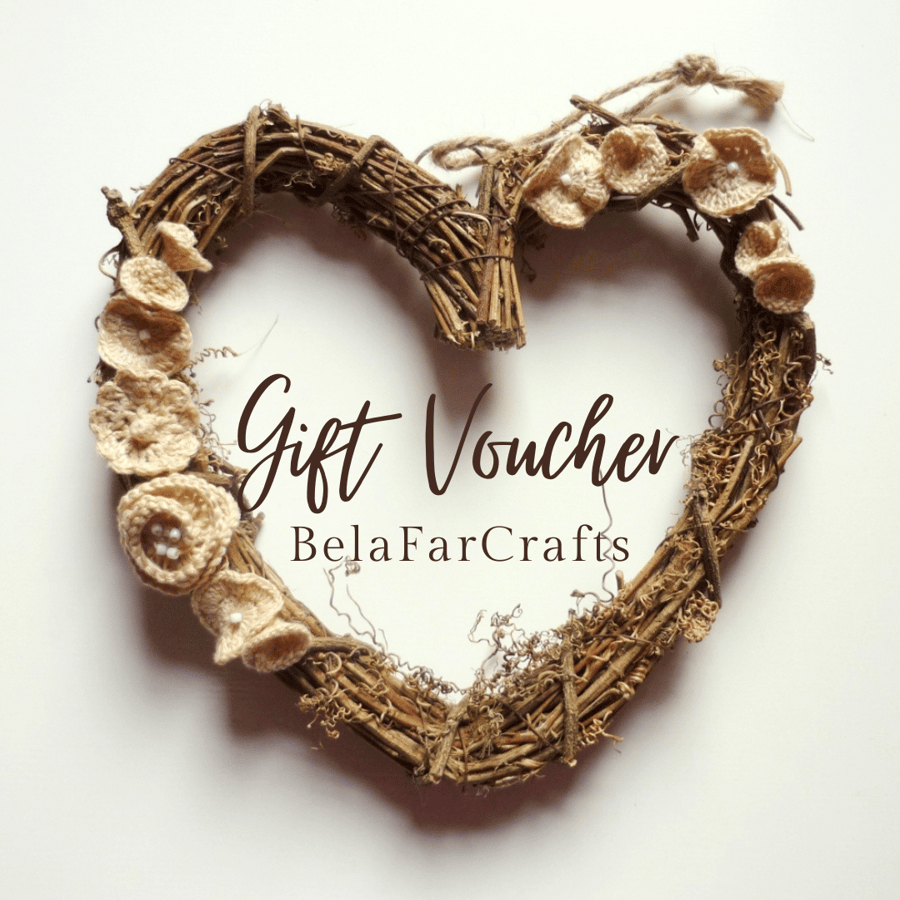 Gift Voucher for BelaFarCrafts - Gift certificate - 15GBP