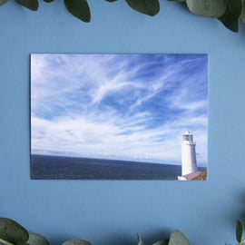 Cornwall Skies - Blank Landscape Greetings Card & Envelope