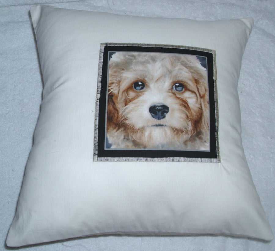  Terrier Puppy Portrait cushion