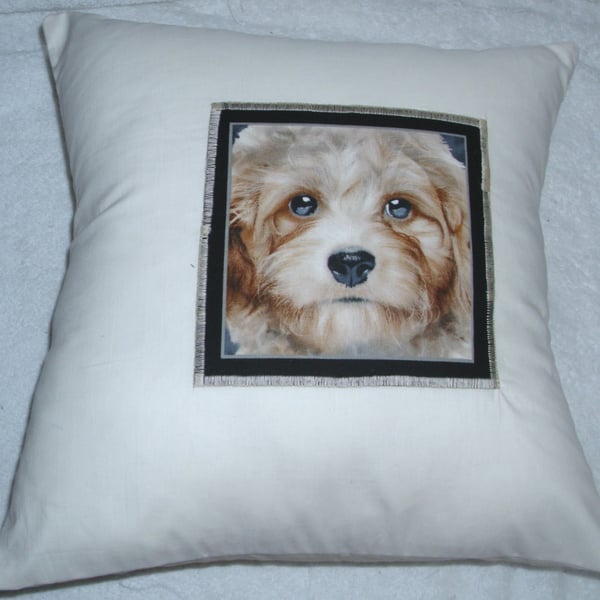  Terrier Puppy Portrait cushion
