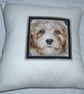  Terrier Puppy Portrait cushion - Image 1