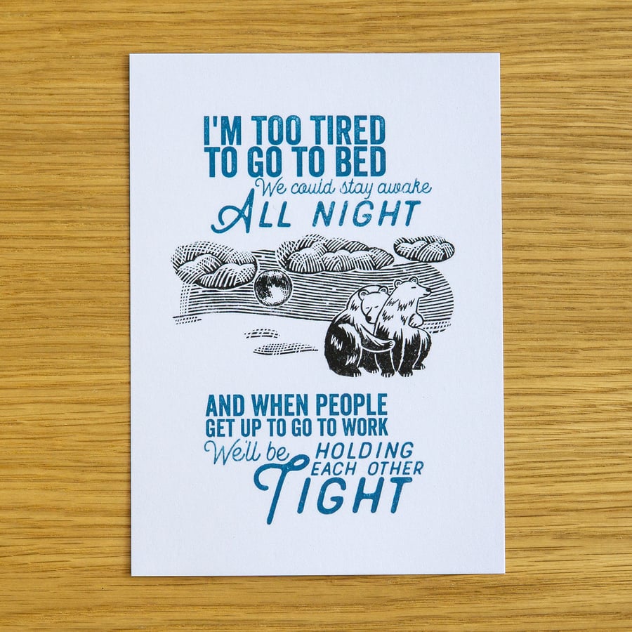 Pete and the Pirates "Bears" postcard