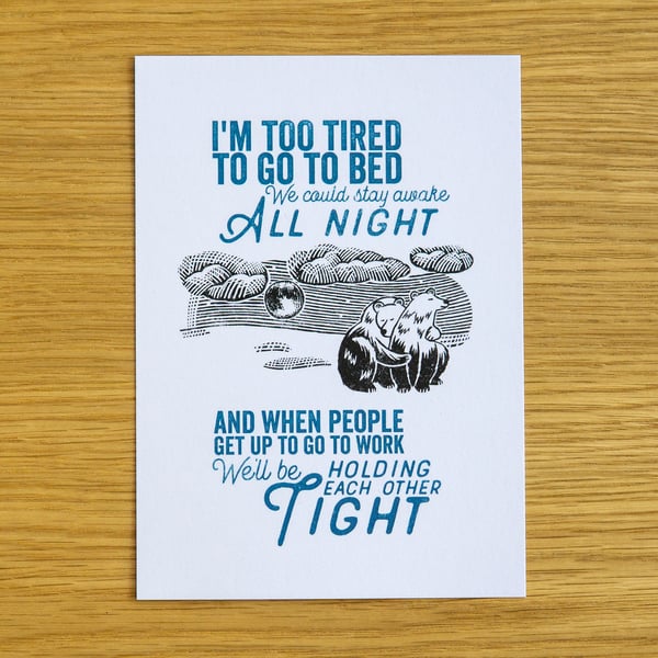 Pete and the Pirates "Bears" postcard