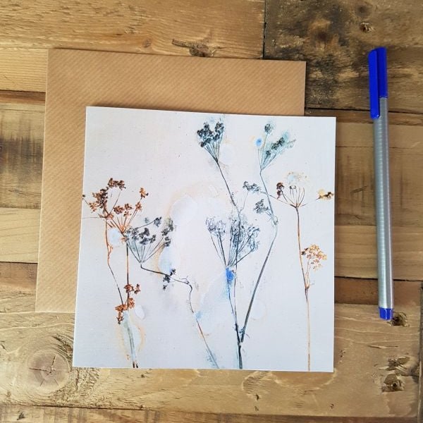 Card - Rustic Cow Parsley