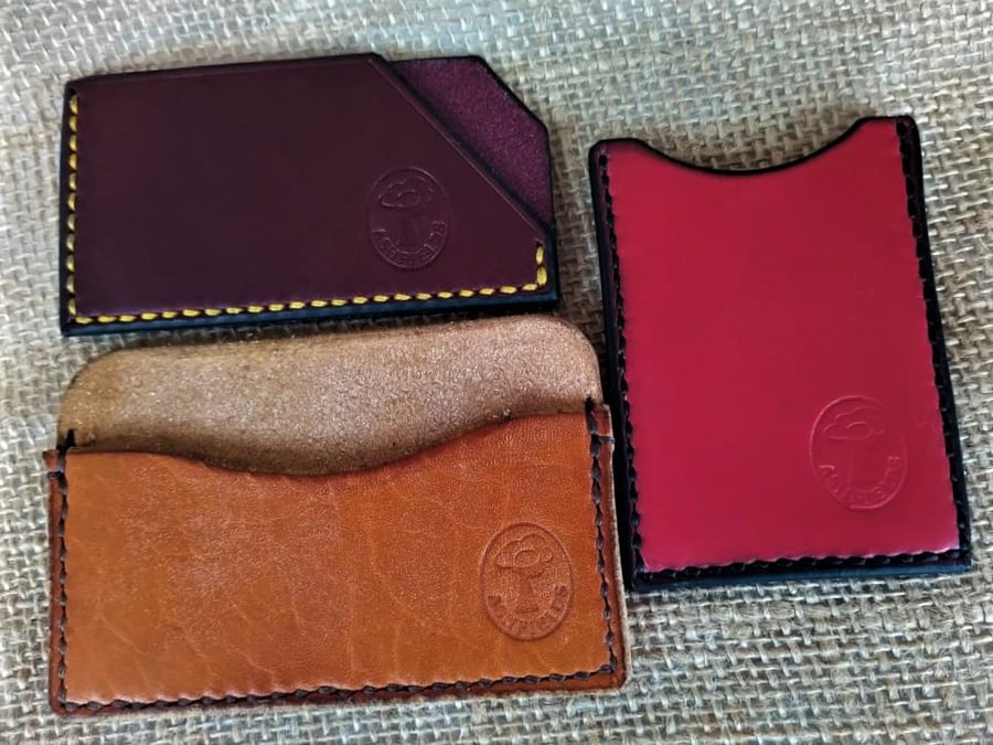 Leather card wallet