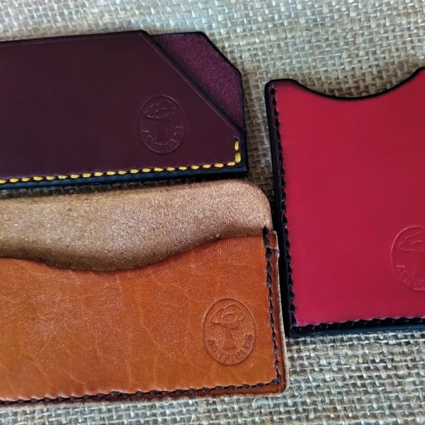 Leather card wallet