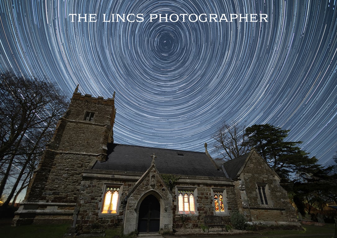 Star Trail Circles print