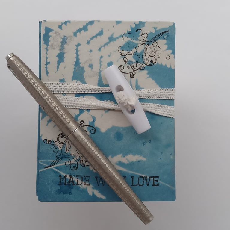 Artists book cyanotype 