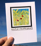 Grassland with Butterflies Birthday Card - Image 1