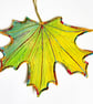 Leaf Hanging Decoration Free Machine Embroidery Home Decor 