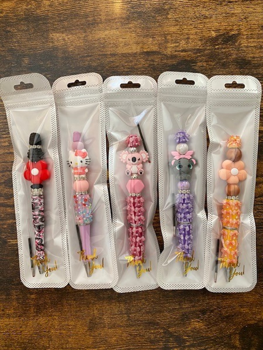 Kiddies Beaded Pens (includes one refill)