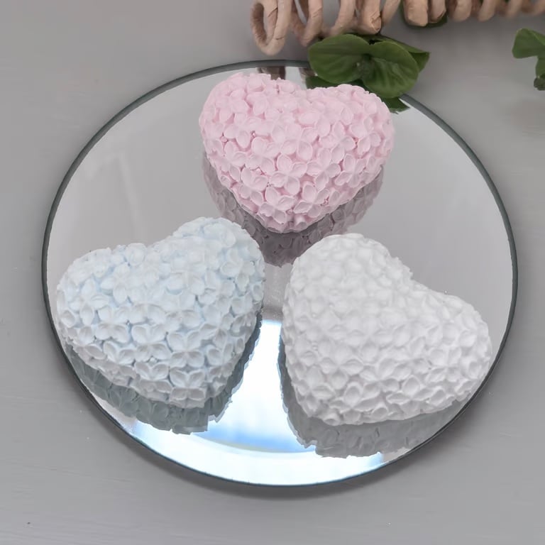 Clay Heart Diffuser, Eco Friendly Essential Oil Diffuser, Floral Aromatherapy 
