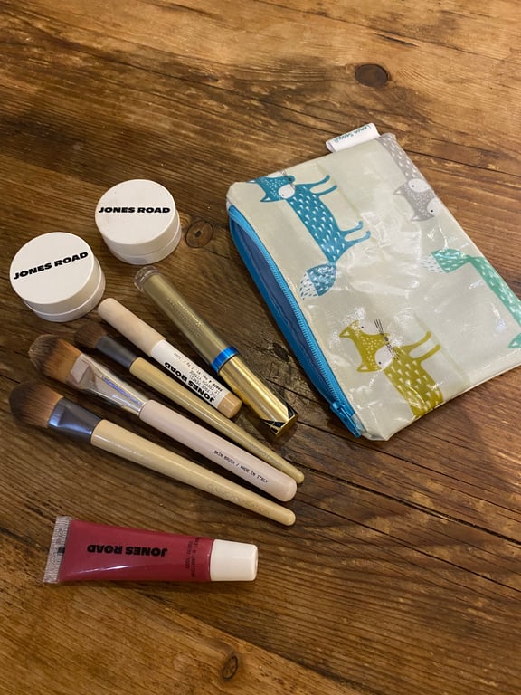 Oil Cloth Make Up Bag (757)