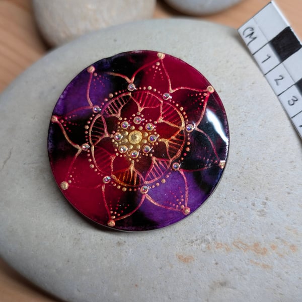 Stone Tablet Hand Painted