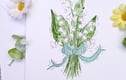 Hand-painted greetings cards