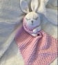 Hand Knitted ‘Snuggle Bunny’ Baby & Toddler Comforter - Image 1