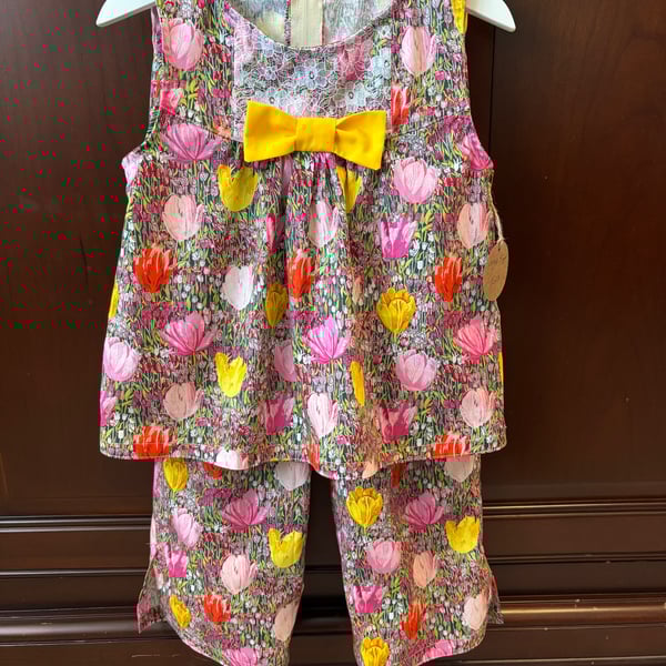 Tulip Cropped Trousers and Matching Top