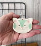 Ceramic Cat decoration turquoise - Image 3