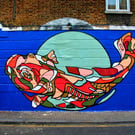 Camden Town Street Art Graffiti London Photograph Print