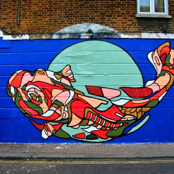 Camden Town Street Art Graffiti London Photograph Print