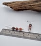 Natural Jasper Bead Earrings, 925 Sterling Silver - Image 6