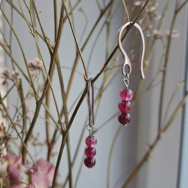 Garnet earrings