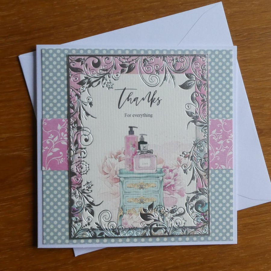 Thank You Card - Thanks For Everything