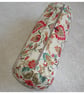Bolster Cushion Cover 18"x8" Birds Gold 8x18 Round Cylinder Tapestry Red - Image 8