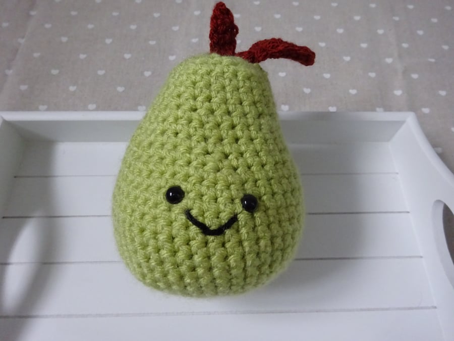 crochet pear 
